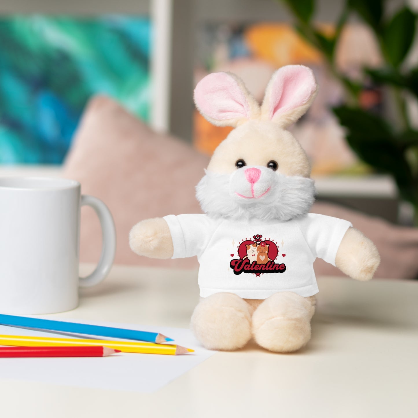 Happy Valentine's Teddy Bear Plush for that special person