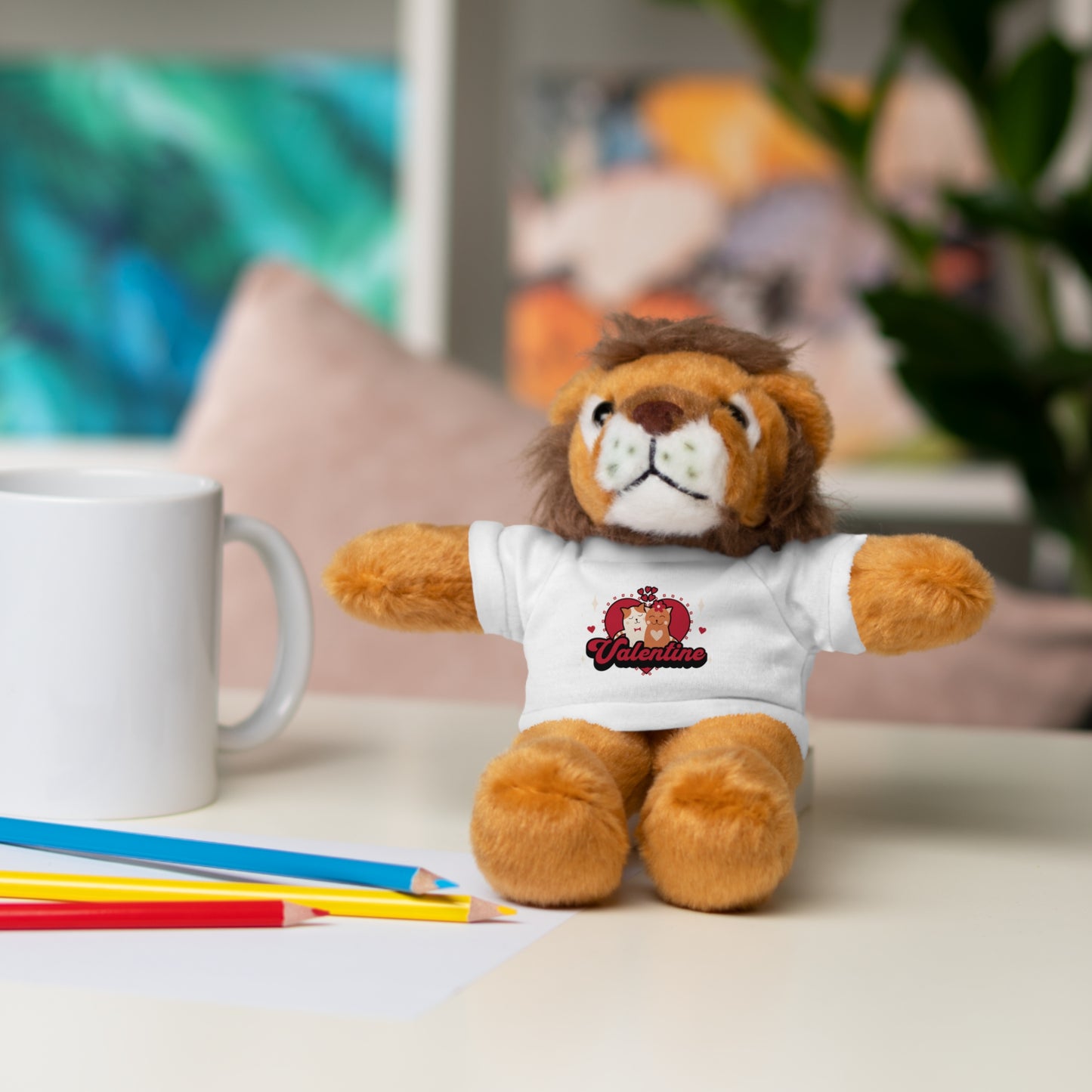 Happy Valentine's Teddy Bear Plush for that special person