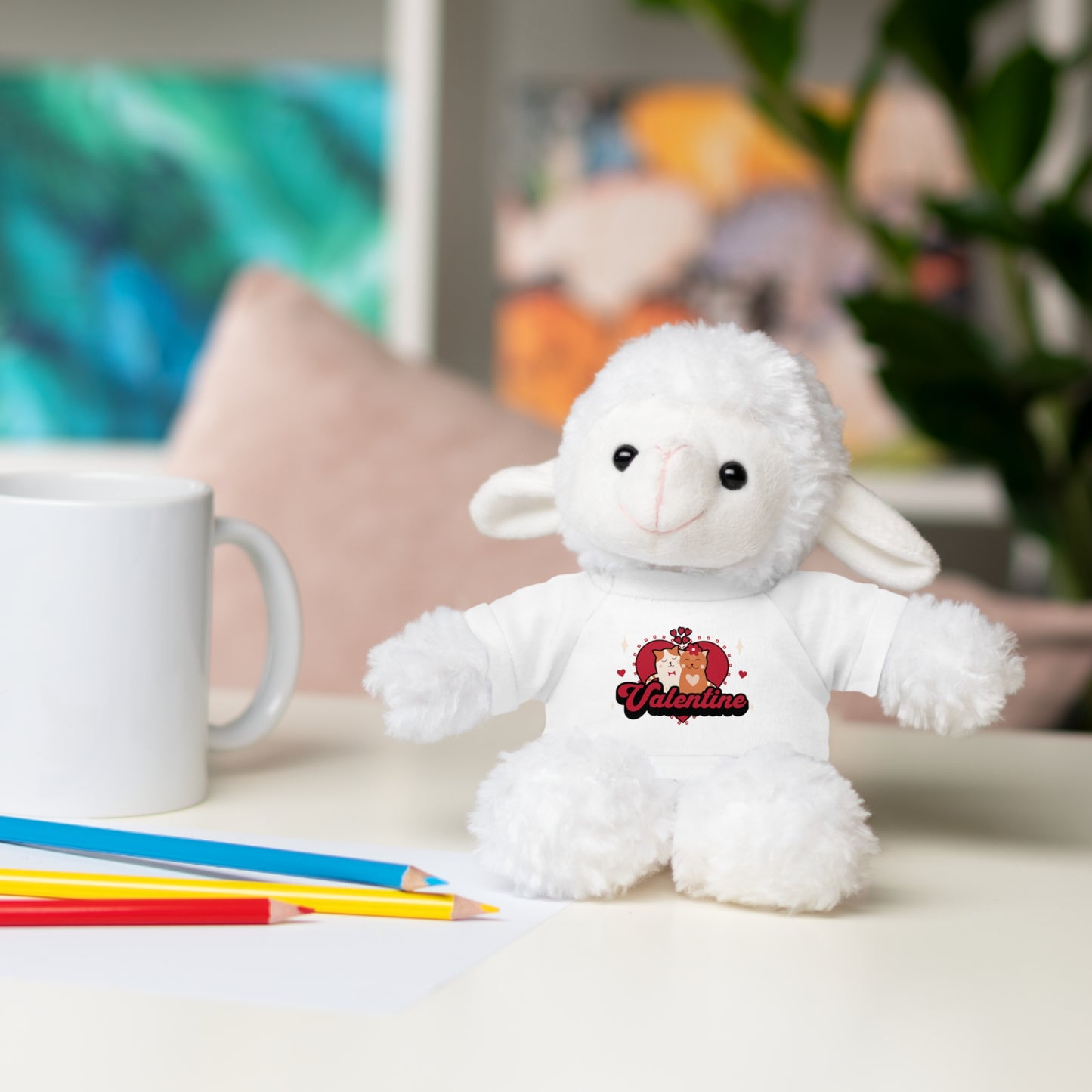 Happy Valentine's Teddy Bear Plush for that special person