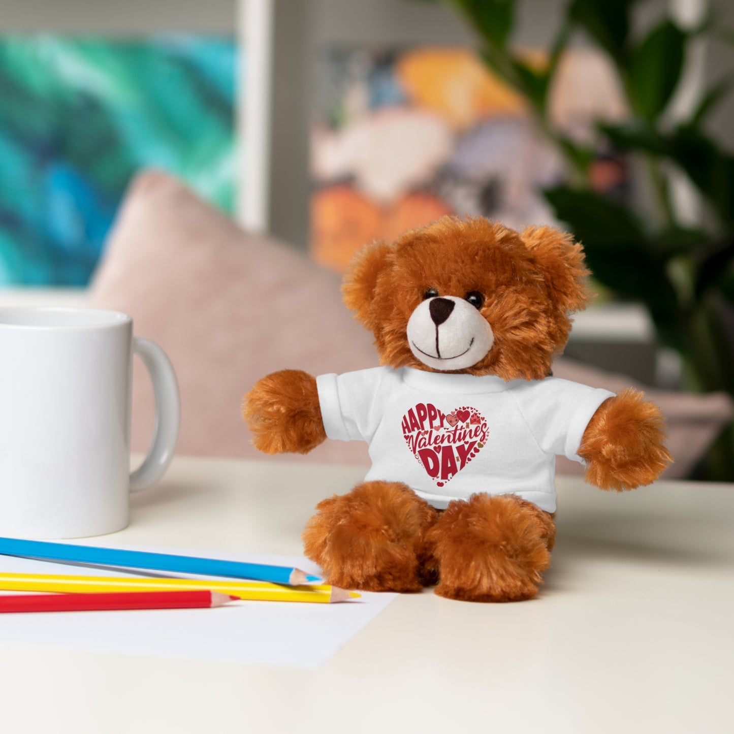 Happy Valentine's Day Stuffed Animal