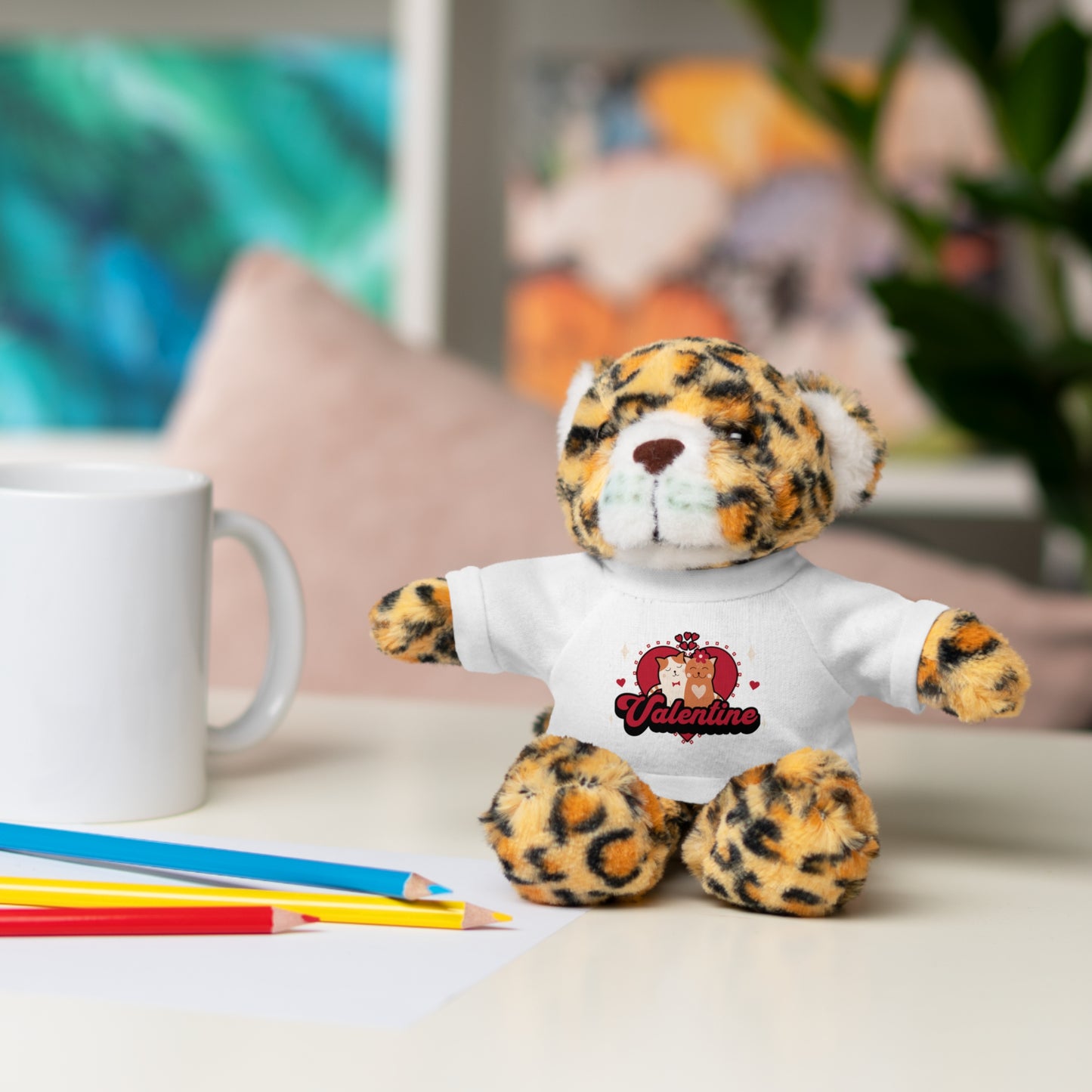 Happy Valentine's Teddy Bear Plush for that special person