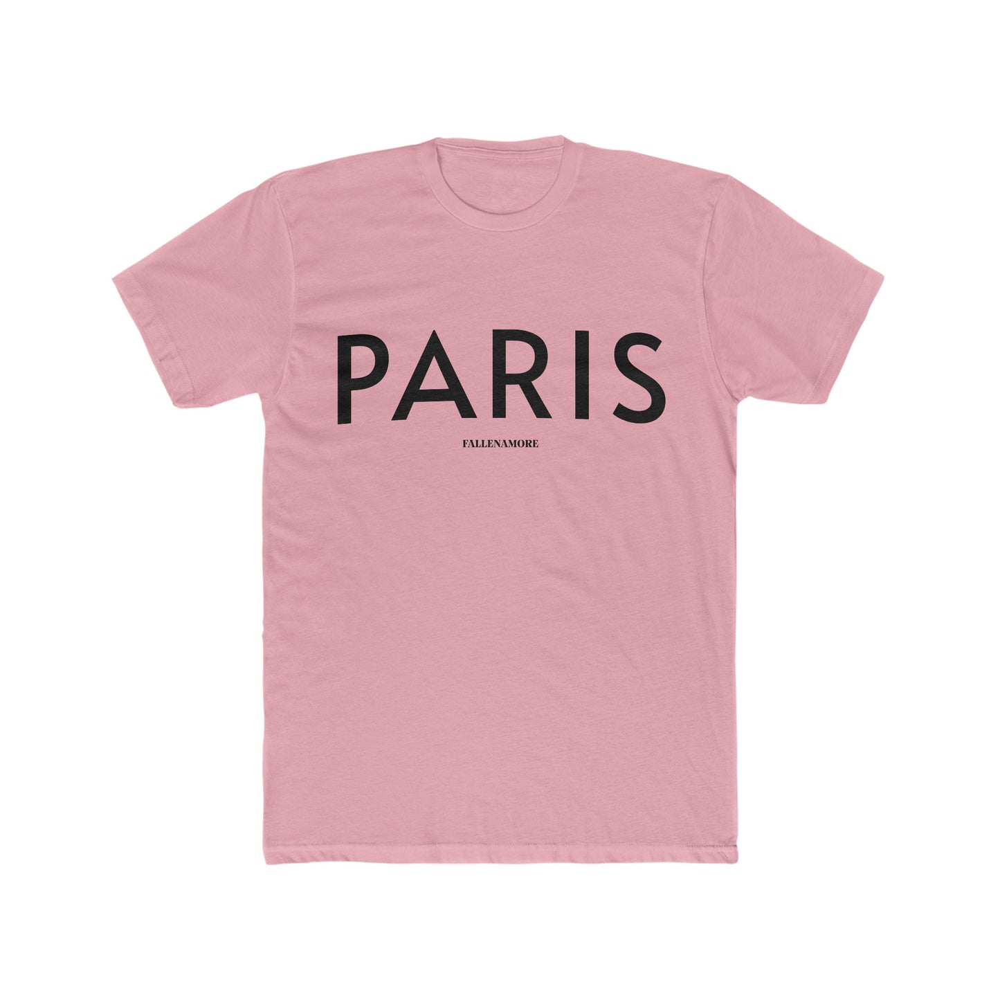 Paris Breathable Cotten Crewneck Tee: Comfy Parisian Chic