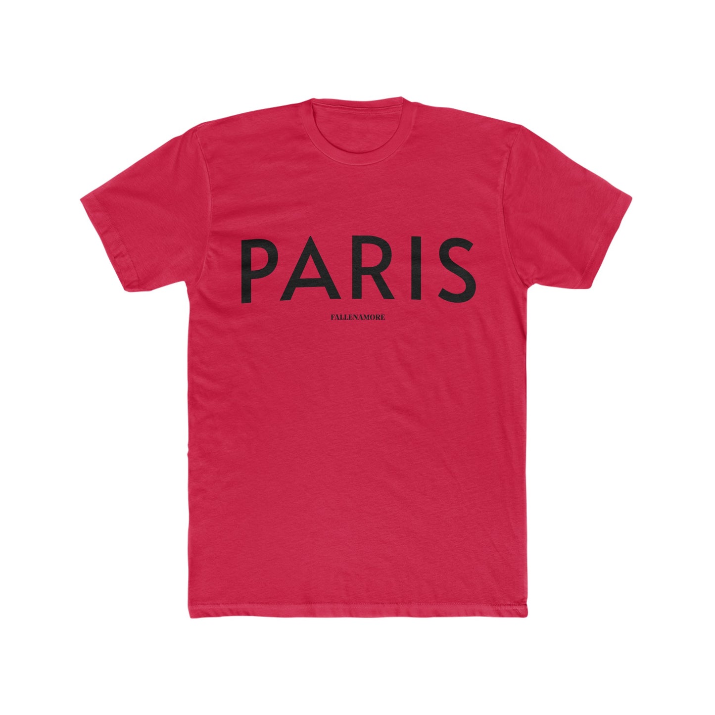 Paris Breathable Cotten Crewneck Tee: Comfy Parisian Chic